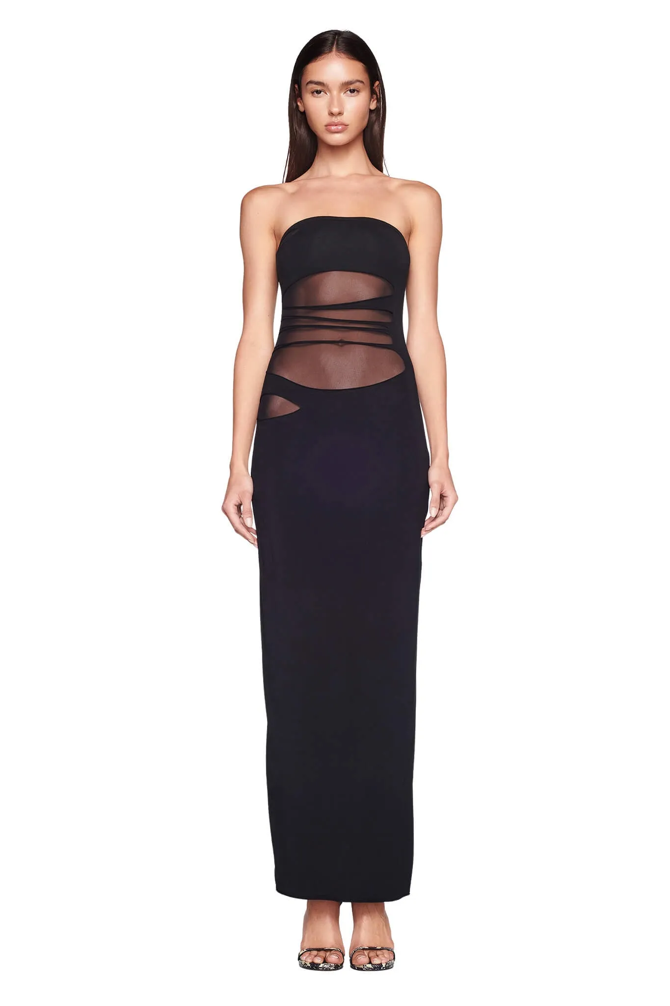OLESA MAXI DRESS - BLACK