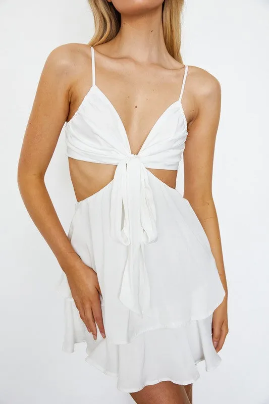 One and Only Collective Inc Draped Cup Cami Mini Dress