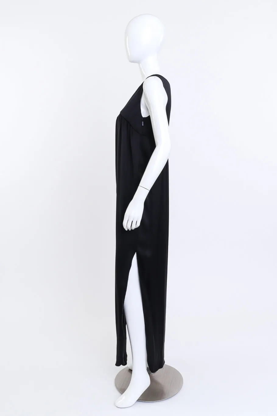One Shoulder Draped Maxi Dress