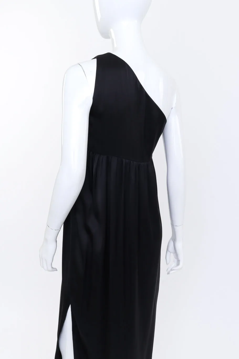 One Shoulder Draped Maxi Dress