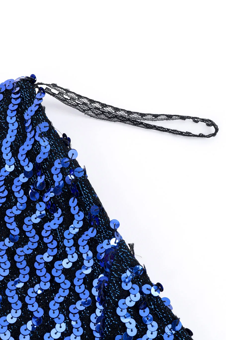 One Shoulder Sequin Column Dress