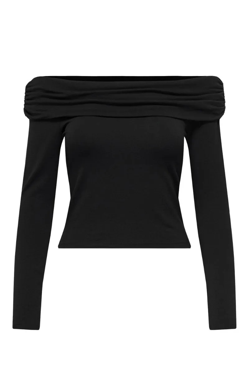 ONLY LIVE LOVE OFF SHOULDER TOP