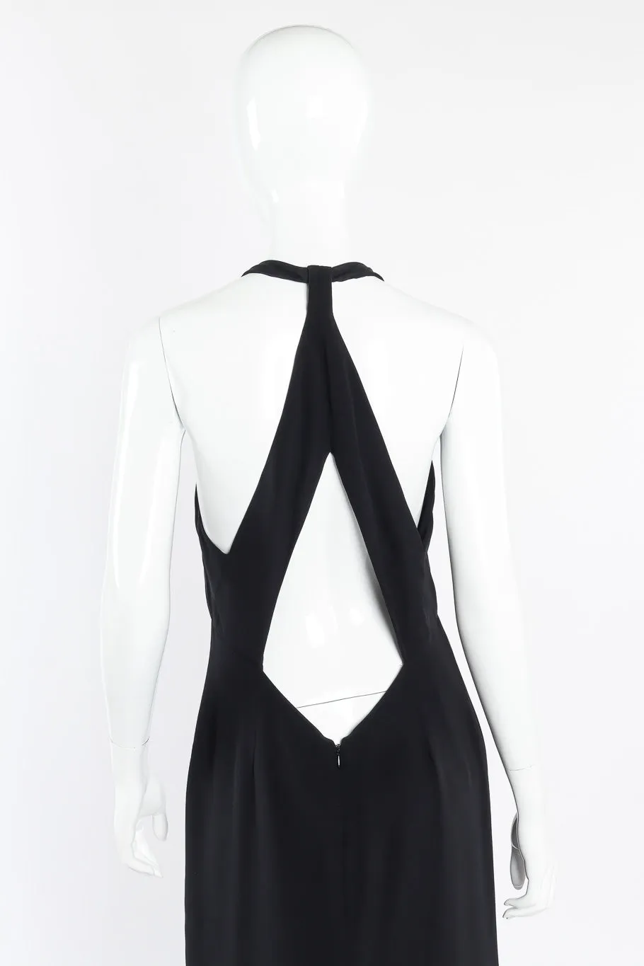 Open Back Halter Gown
