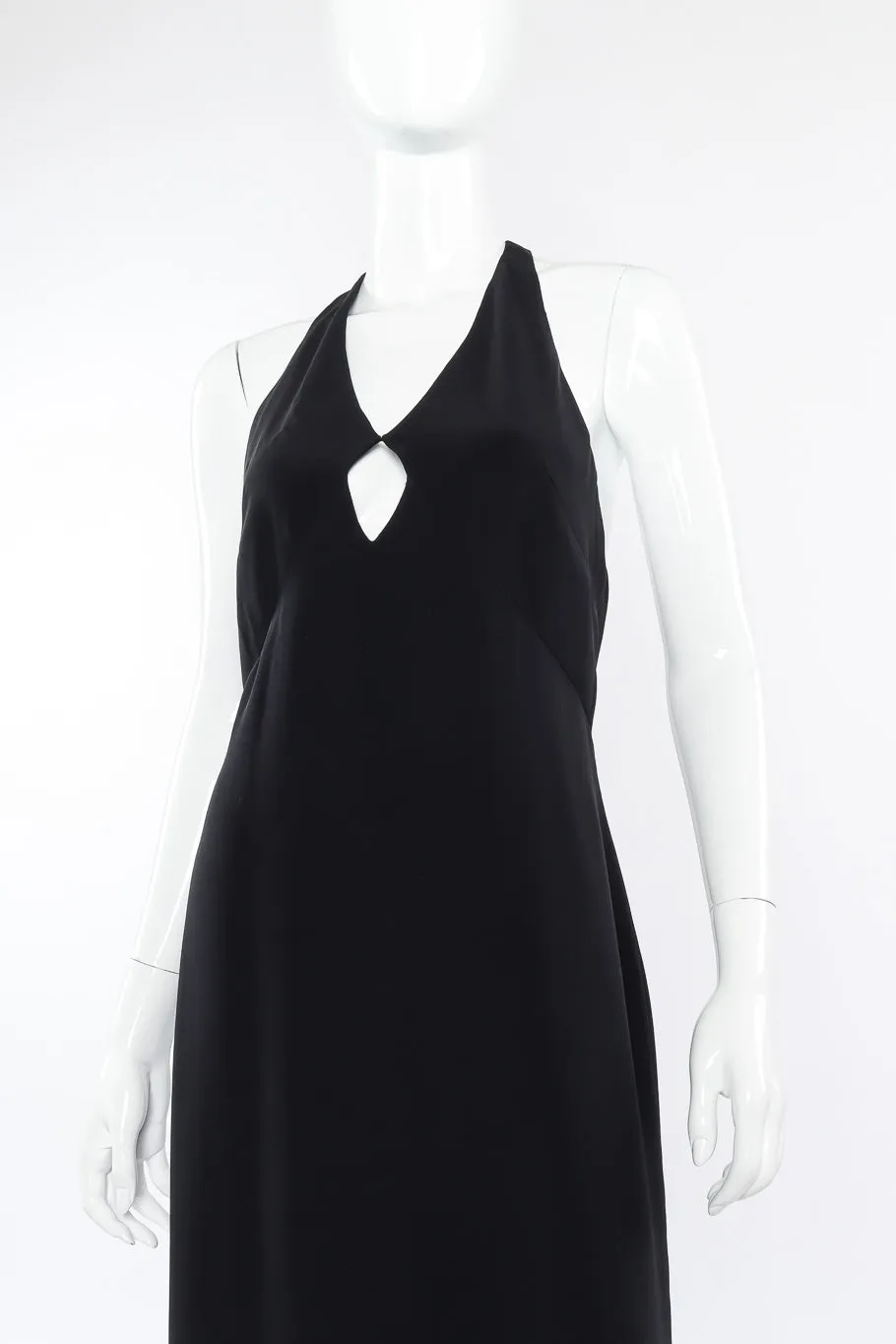 Open Back Halter Gown