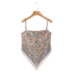 Paisley Bikini Top