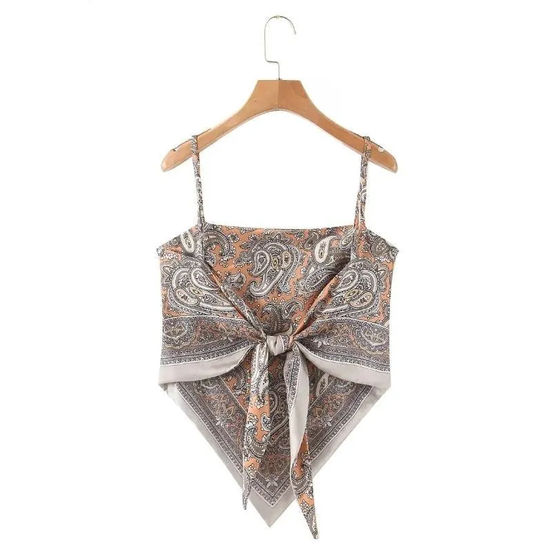 Paisley Bikini Top