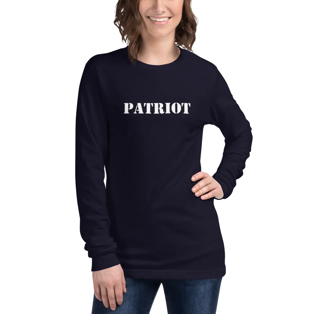 PATRIOT White Long Sleeve T-Shirt