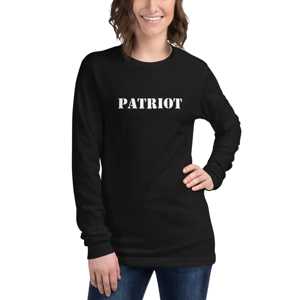 PATRIOT White Long Sleeve T-Shirt