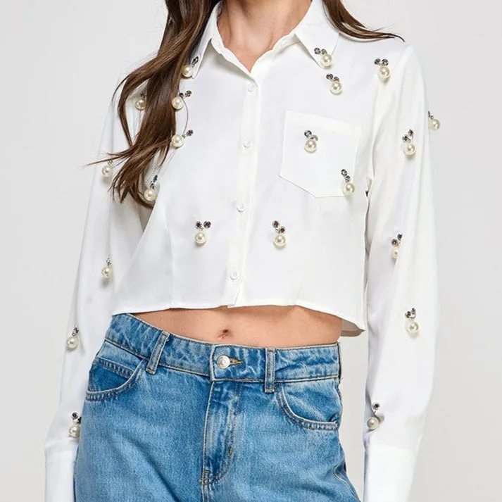 PEARL CROP TOP