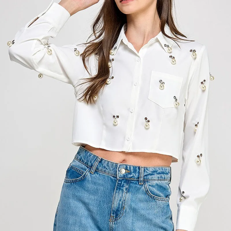PEARL CROP TOP