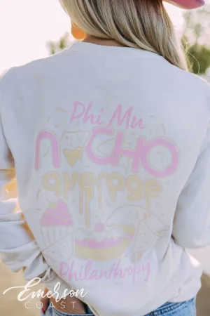 Phi Mu Philanthropy Nacho Average Tee