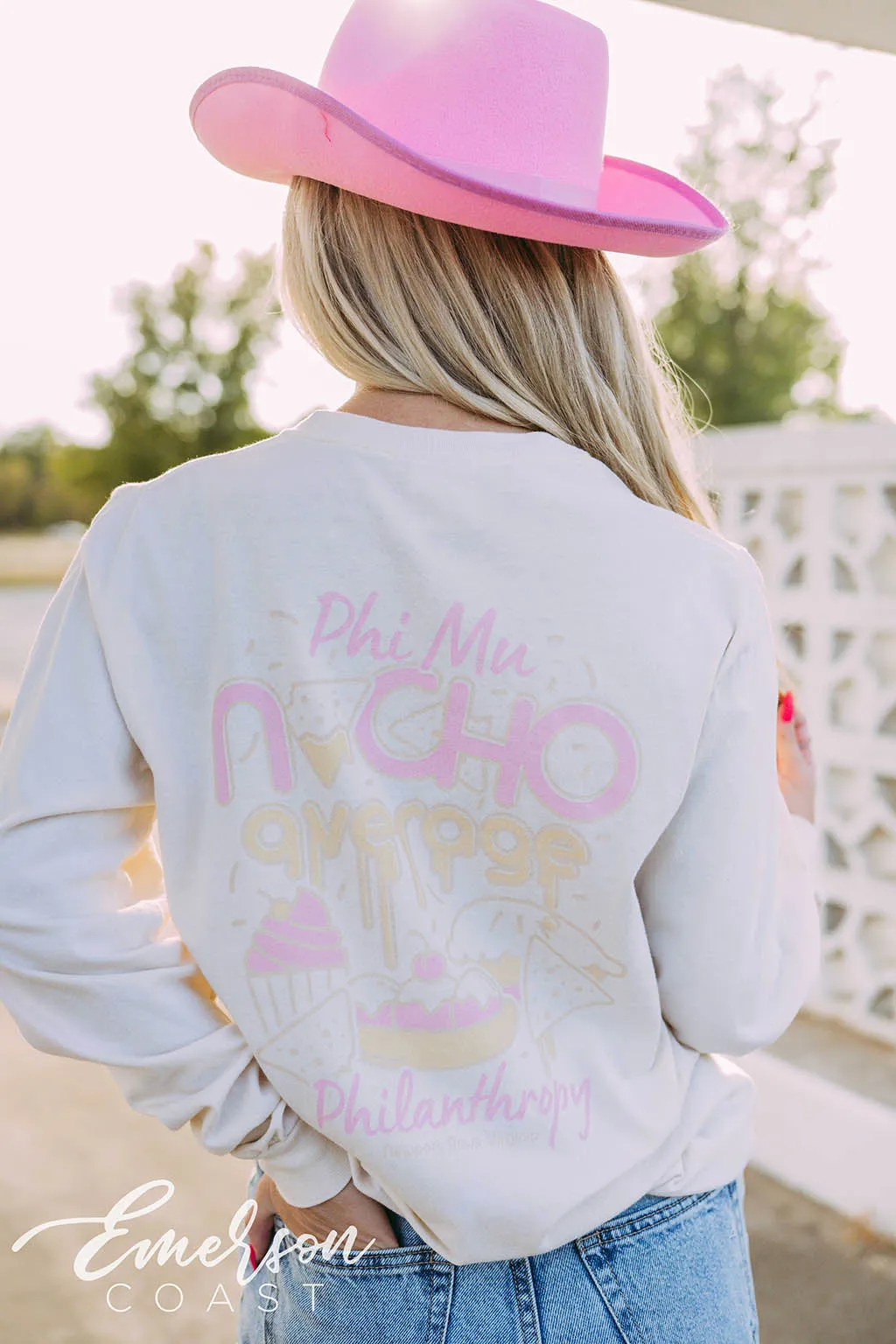 Phi Mu Philanthropy Nacho Average Tee