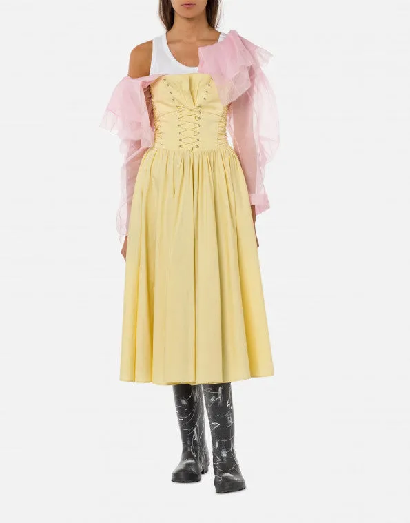 Philosophy Bustier Dress with Straps
