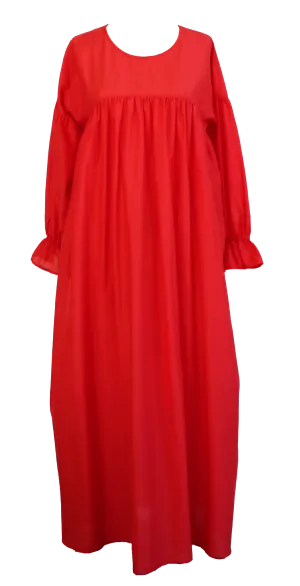 Phoebe Dress in Crimson- Size Small/Medium SAMPLE
