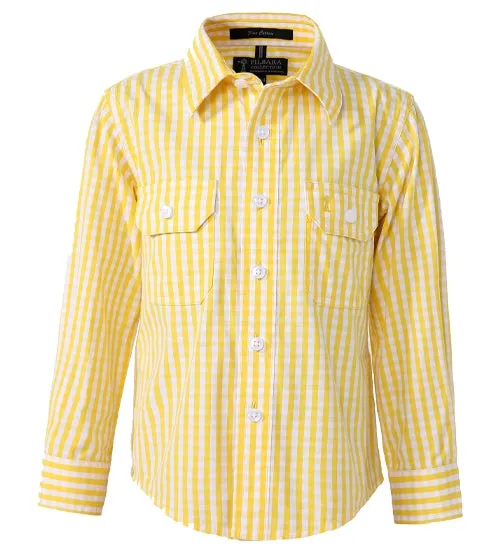Pilbara Kids Long Sleeve Shirt - 5 Colours