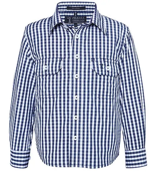 Pilbara Kids Long Sleeve Shirt - 5 Colours
