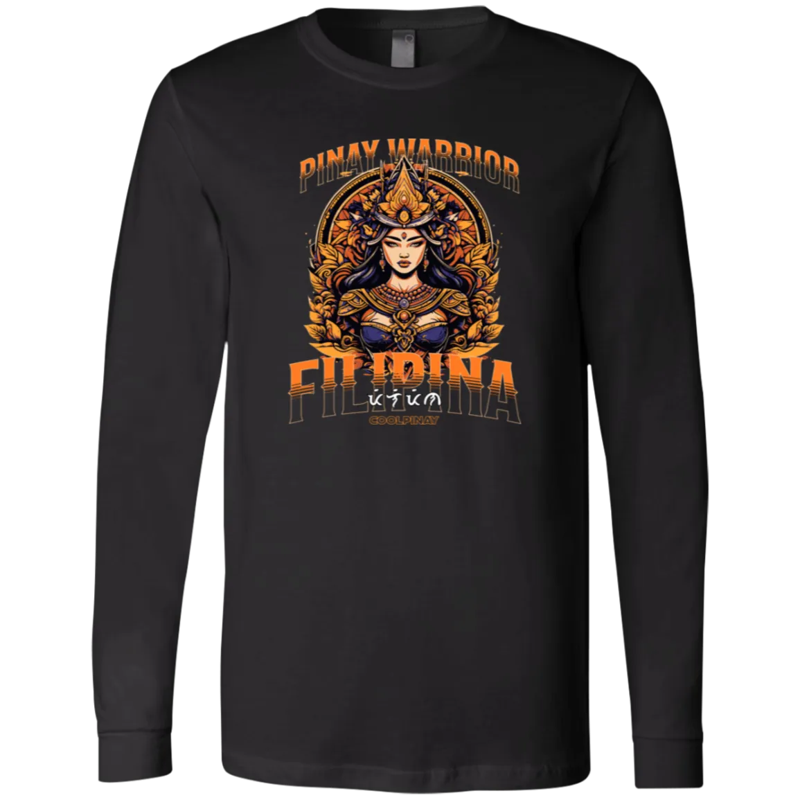 Pinay Warrior Filipina Unisex Jersey Long Sleeve T-Shirt