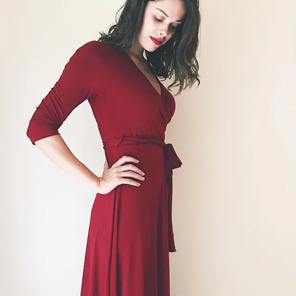PinkBlush quarter sleeve maxi dress nwot maternity
