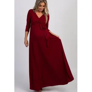 PinkBlush quarter sleeve maxi dress nwot maternity