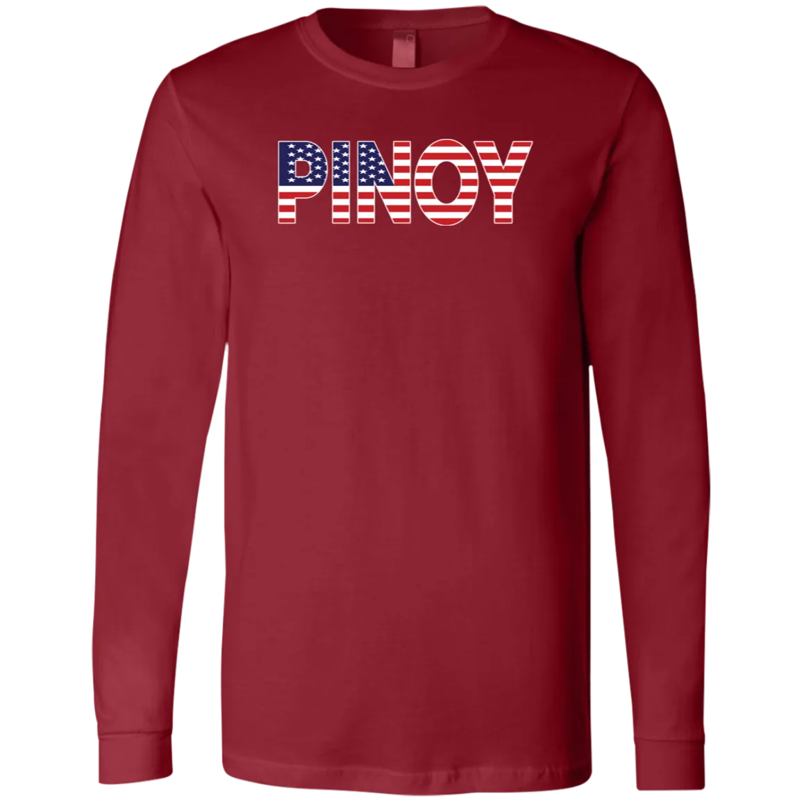Pinoy American Unisex Jersey Long Sleeve T-Shirt