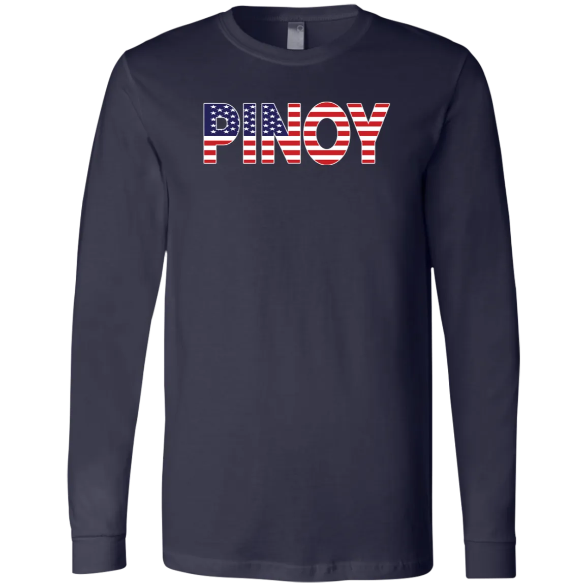 Pinoy American Unisex Jersey Long Sleeve T-Shirt