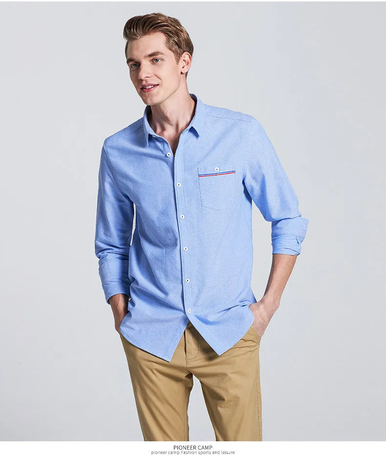 Pioneer Camp Long sleeve Casual Shirt For Men