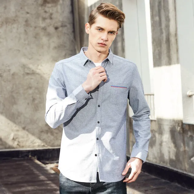 Pioneer Camp Long sleeve Casual Shirt For Men