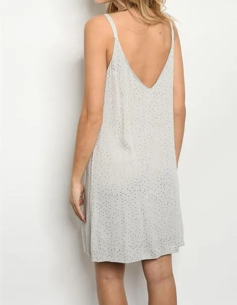 Polka Dot Sleeveless Dress Occasion