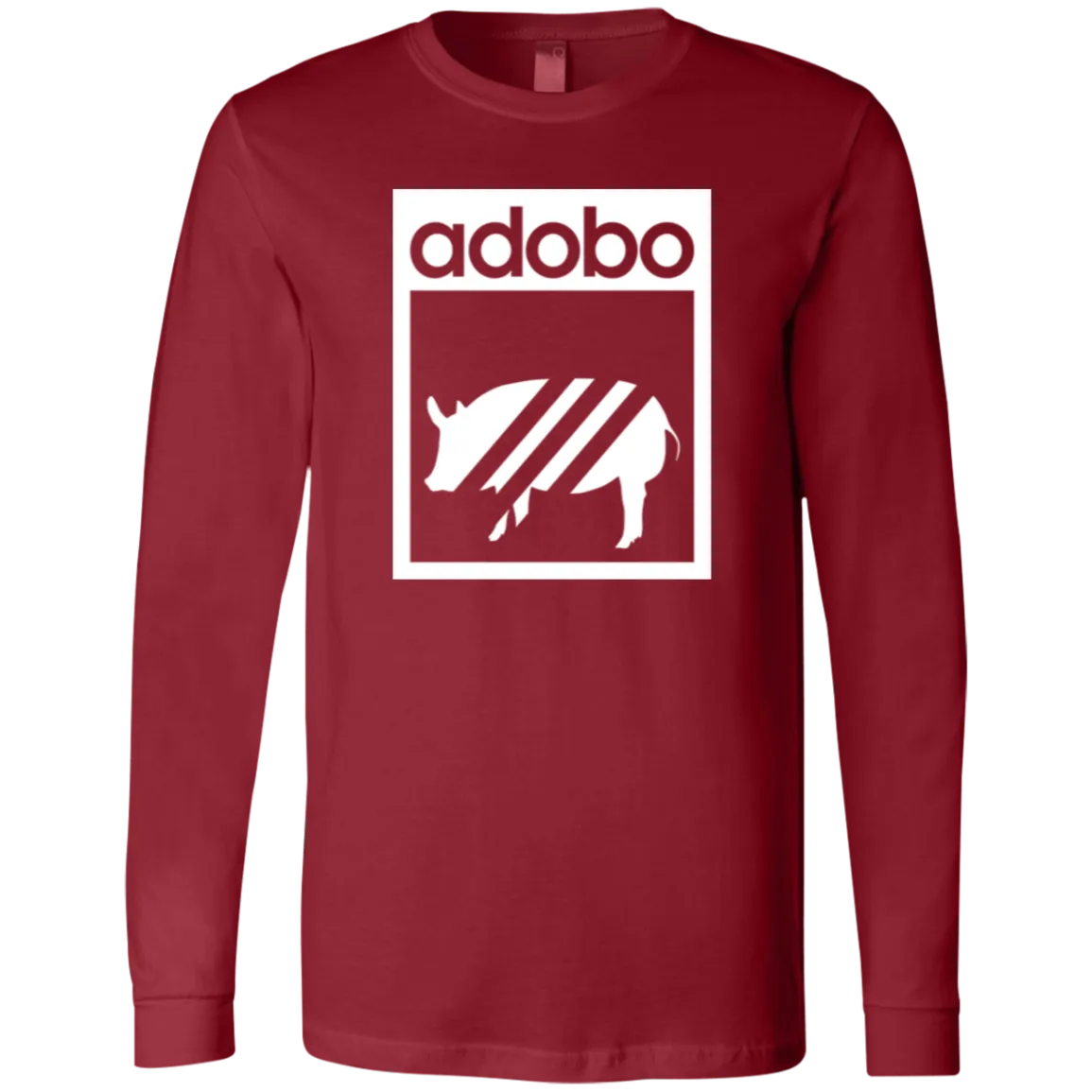 Pork Adobo Mens Jersey Long Sleeve T-Shirt