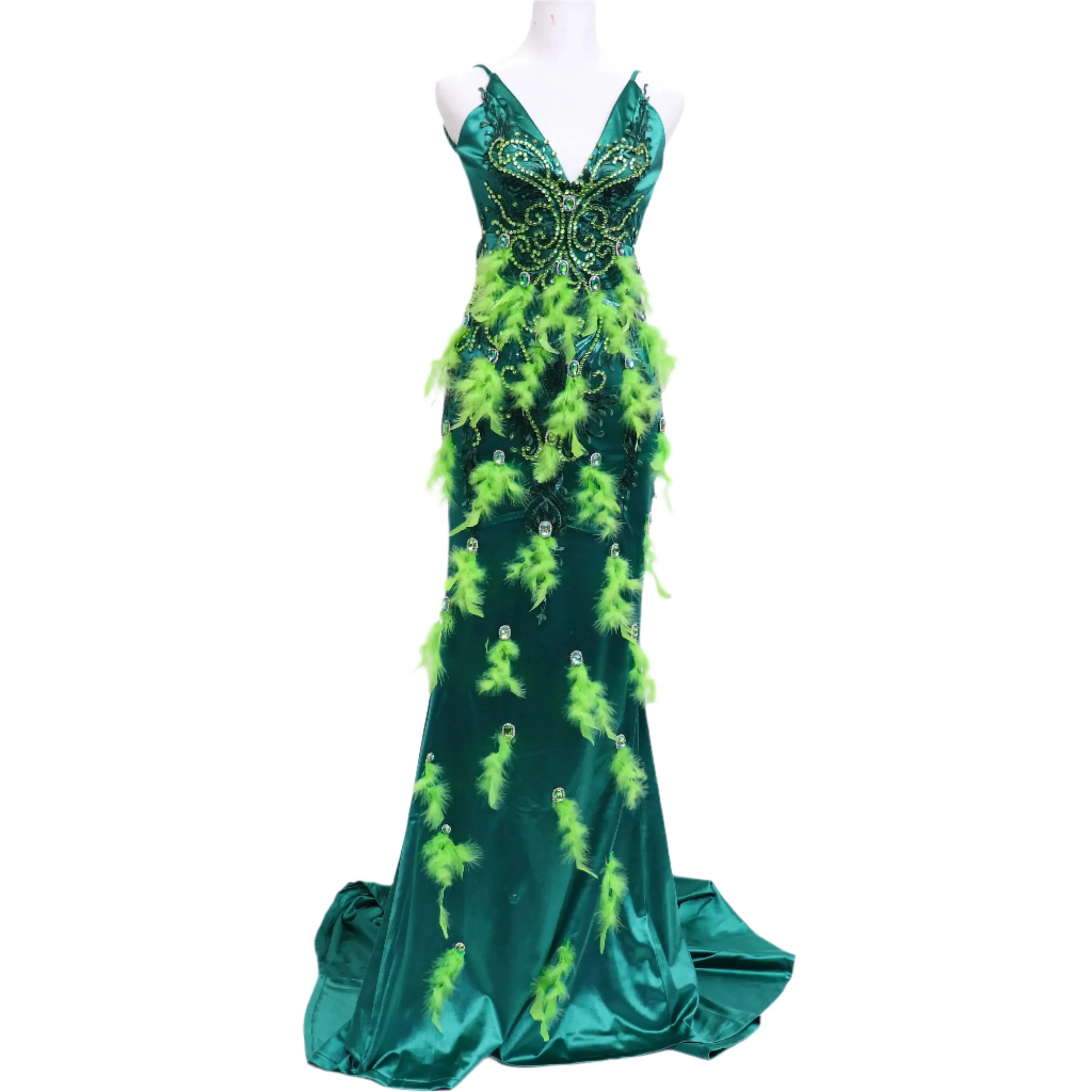 Pre Owned: Emerald Gown. Size Small/4