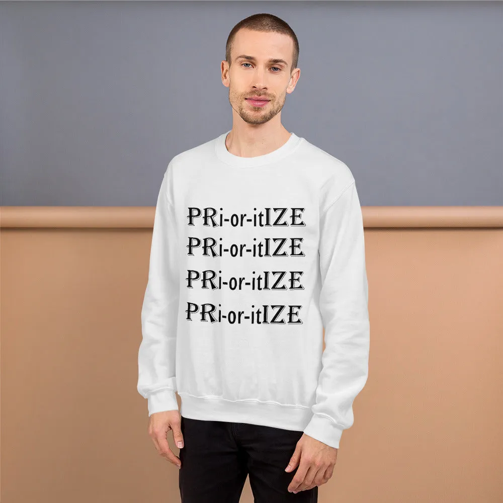 Prioritize for the Prize - Long Sleeve Fitted Crew