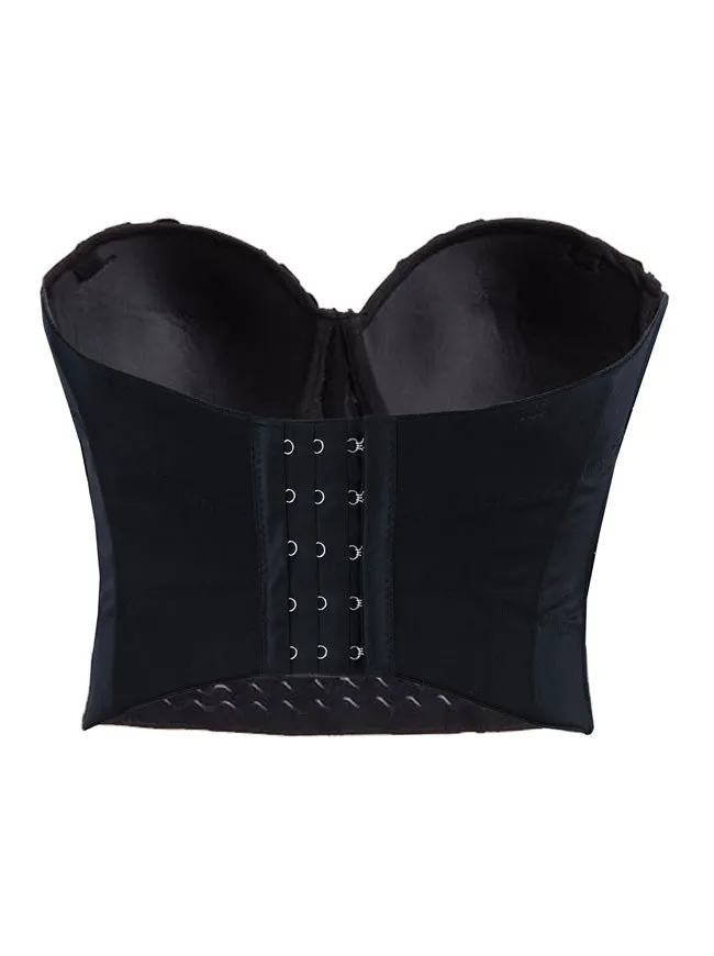 Punk Rhinestone Push Up Bra Clubwear Party Bustier Crop Top