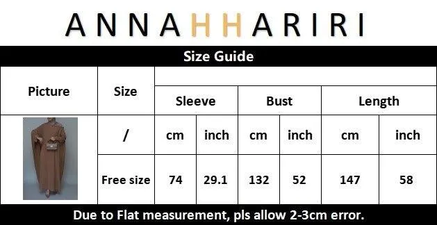 Purple Batwing sleeve abaya for Hajj Umrah Prayer Dress For Women