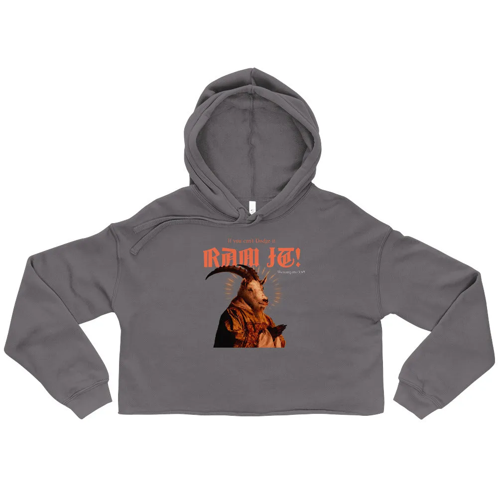 "Ram It" Crop Hoodie