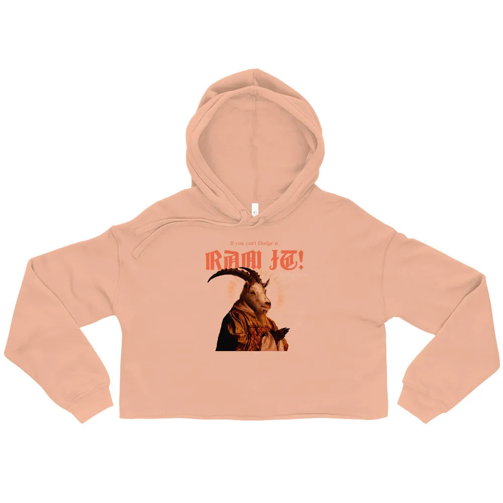 "Ram It" Crop Hoodie