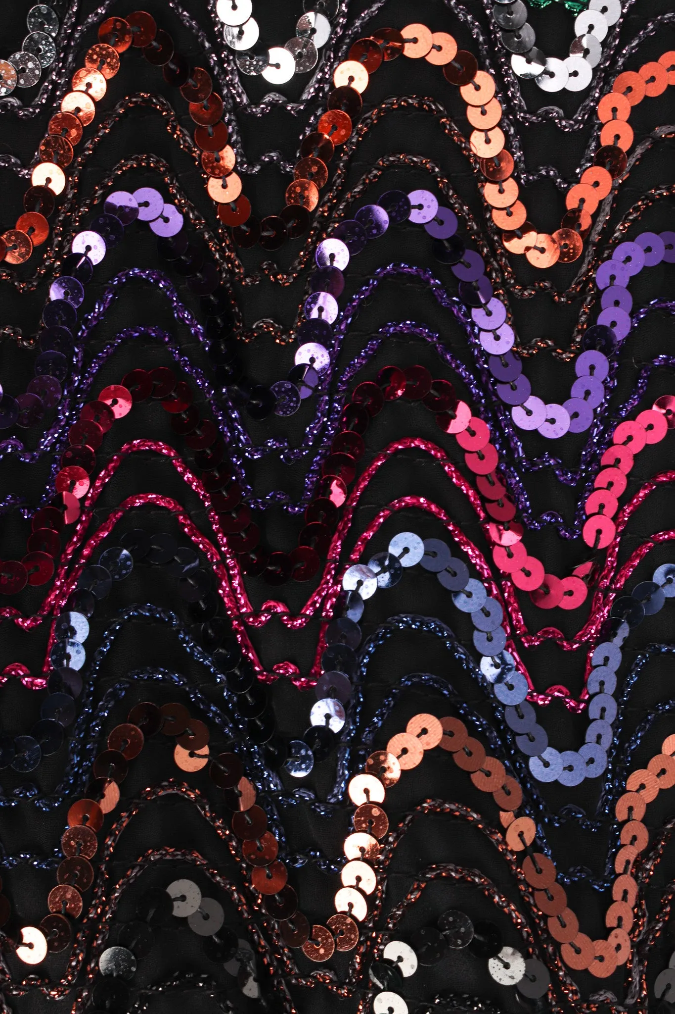 Rainbow Sequin Column Dress