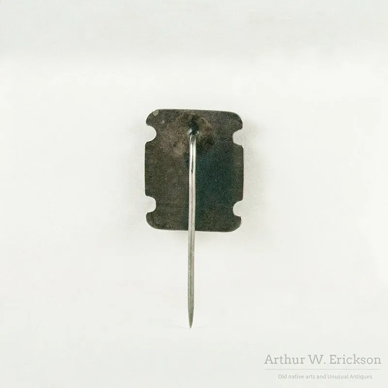 Rare Navajo Silver Manta Pin