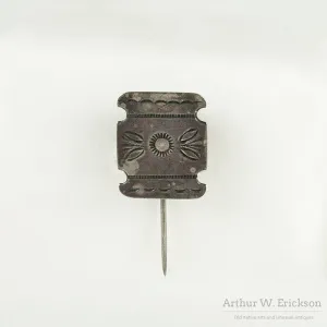 Rare Navajo Silver Manta Pin