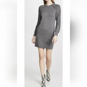 Rebecca Minkoff Shimmer Longsleeve Sweater Dress