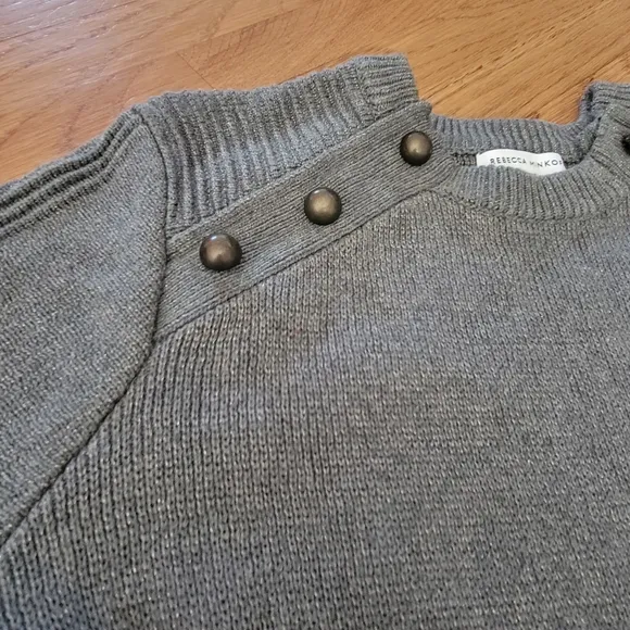 Rebecca Minkoff Shimmer Longsleeve Sweater Dress