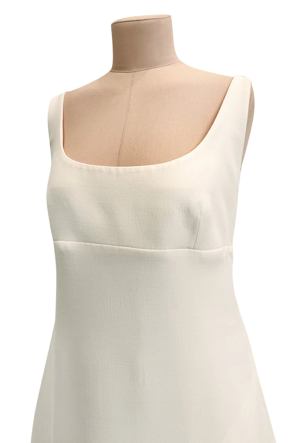 Recent Ivory Valentino by Pier Paolo Piccioli w Draped Cape Back Panel & Bare Upper Back