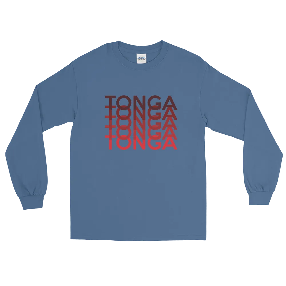 Red Tonga Repeat *ADULT LONG SLEEVE*
