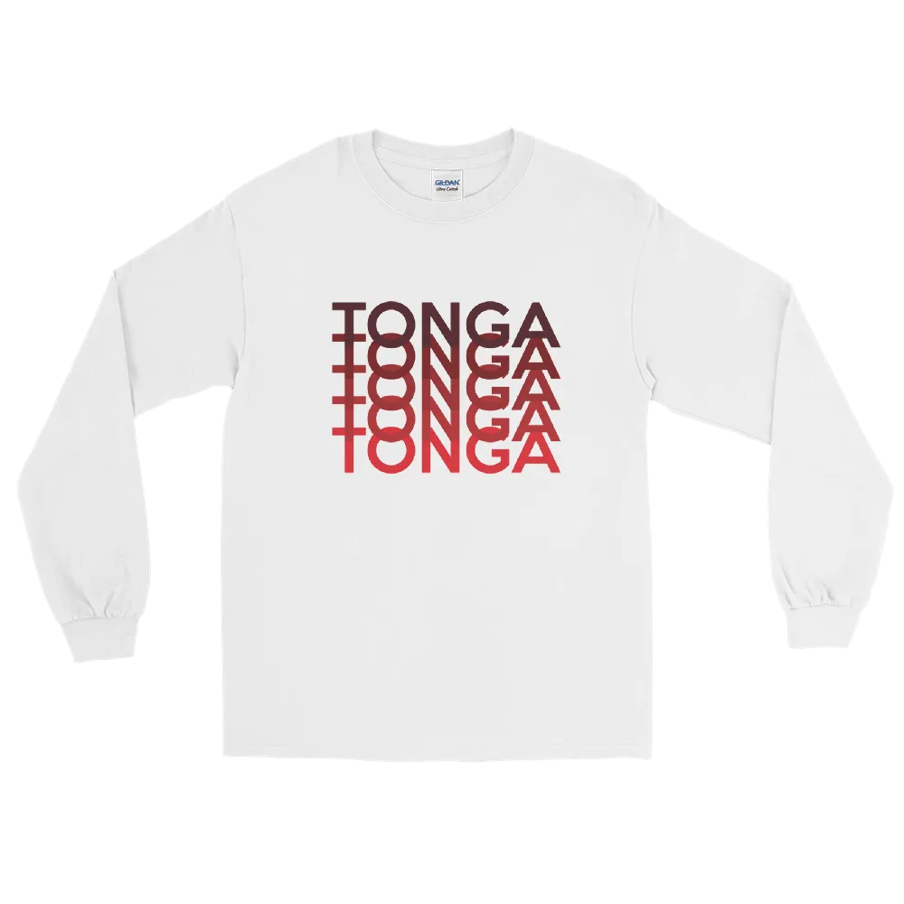 Red Tonga Repeat *ADULT LONG SLEEVE*