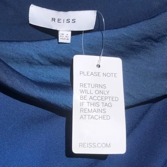 Reiss Dress - Camilia NWT Women Size 0 | Blue