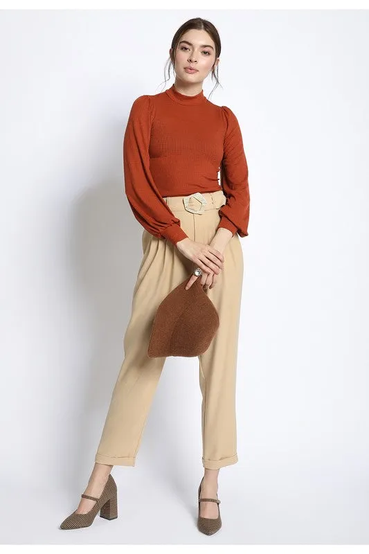 Retro "Lily" Knit Top