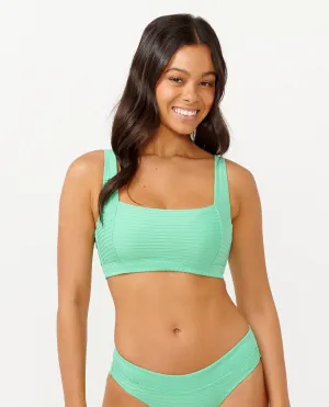 RIP CURL PREMIUM SURF D-DD CROP - AQUA