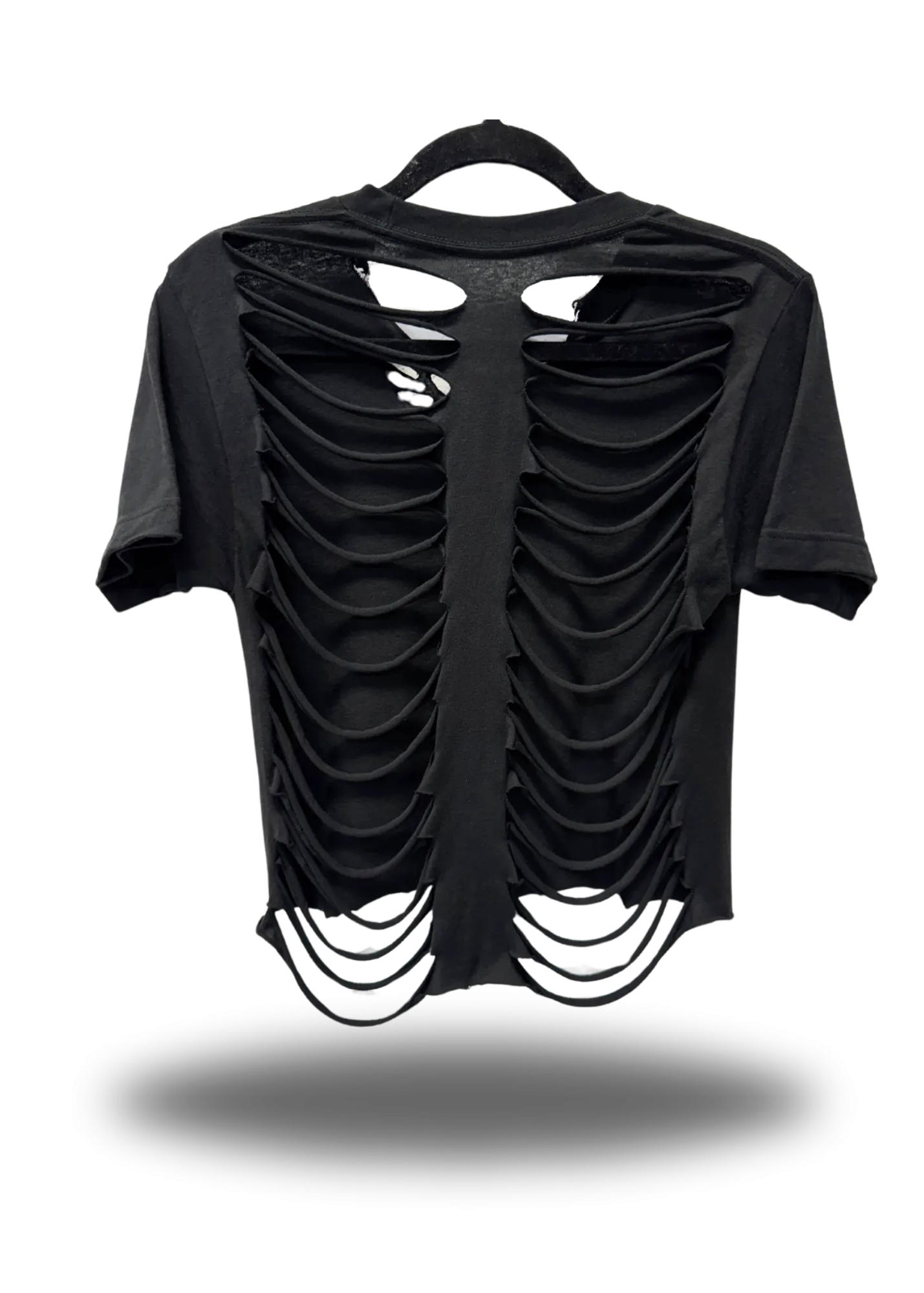 ROAD RASH BLACK CROP TOP 2.0