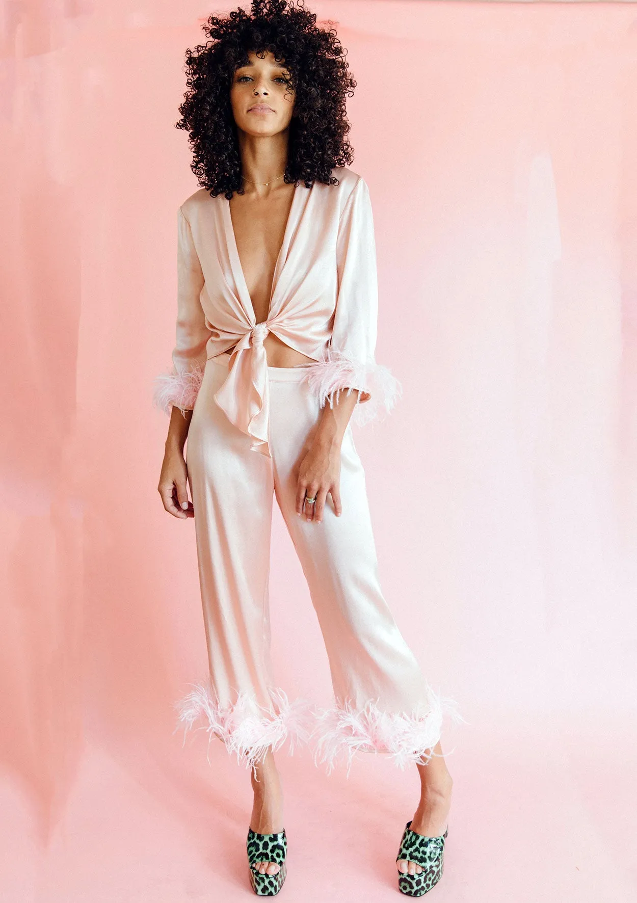 Rose Foxy Top