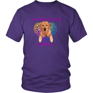 Rosebud World Shirt - Golden Retriever