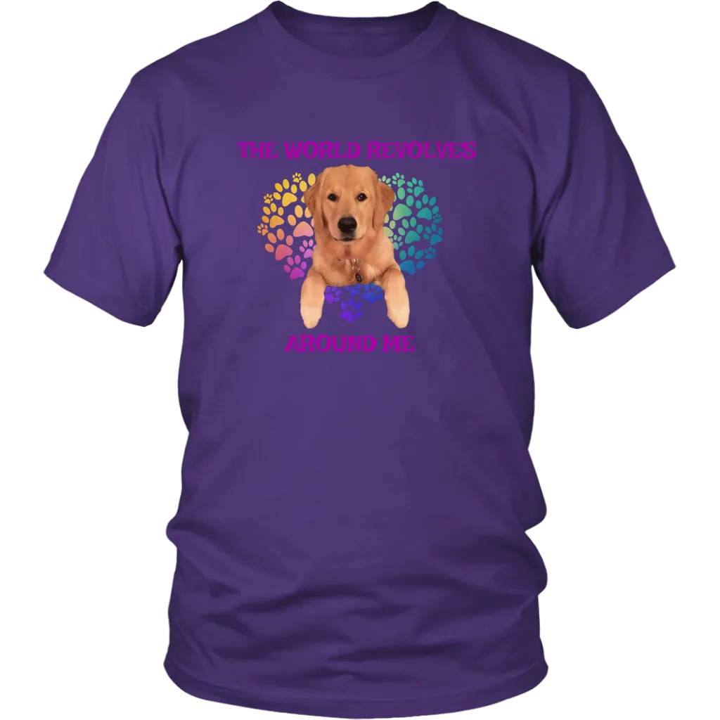 Rosebud World Shirt - Golden Retriever